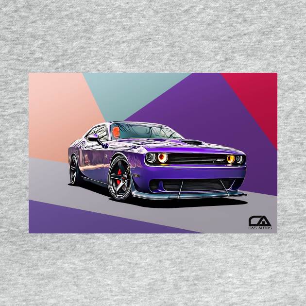 Dodge Challenger Illustration by GasAut0s